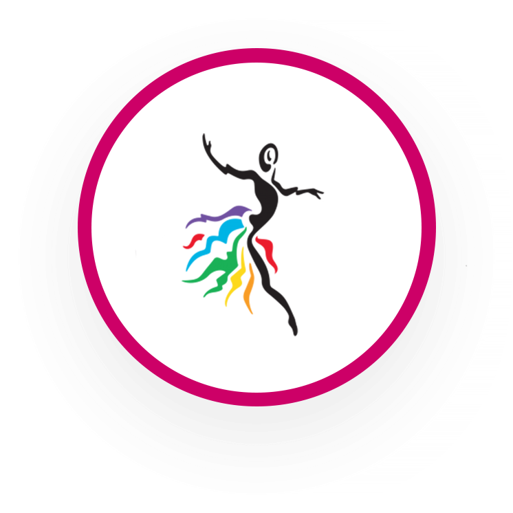 Logo in circle